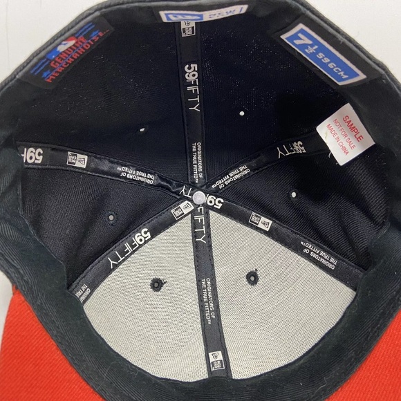 Baltimore Orioles Hat 59FIFTY New Era Fitted Size 7 1/2 SAMPLE Rare Graphic. - Picture 11 of 16